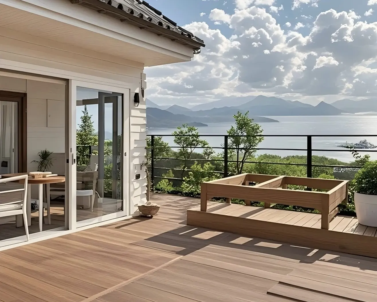 Our French clients have praised our company's folding chairs and outdoor flooring garden projects for their recognition.