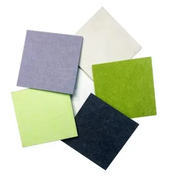 Polyester Acoustic Wall Panels PET Colors