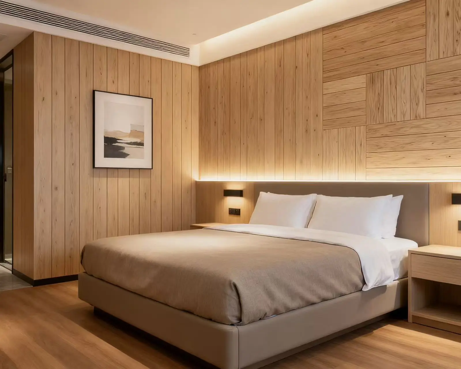 Our company's WPC wall panels have been highly recognized by American hotel decoration clients and they hope to continue cooperating