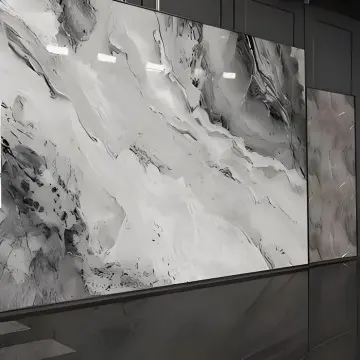Factory direct sales UV wall panels with high-gloss marble texture