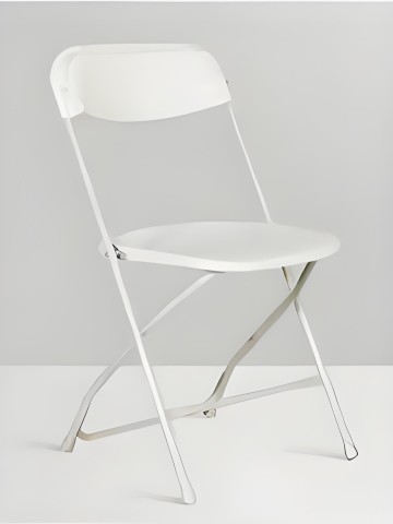 The folding chair has a com...